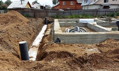 Дренаж фундамента частного дома
